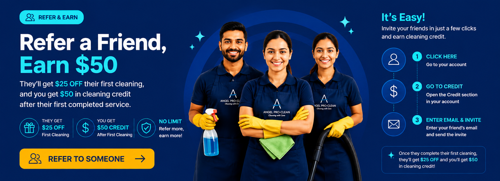 Refer a friend and earn $50